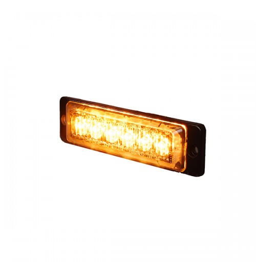 Slimline Amber R65  High Intensity Warning Light 044100